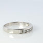 Platinum Diamond eternity band. PT900 1/3ct Half Eternity Infinity Ring.