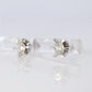 Diamond Stud Earrings. Platinum PT900 1/2ct Diamond Belcher Claw Studs Earrings.