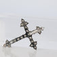 Platinum Diamond Cross Pendant. PT900 0.5ct Diamond Crucifix Pendant.