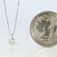 Large Diamond solitaire pendant. Platinum Pt900 Round diamond 0.5CT Necklace