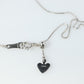 Large Diamond solitaire pendant. Platinum Pt900 Round diamond 0.5CT Necklace