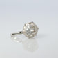 Large Diamond solitaire pendant. Platinum Pt900 Round diamond 0.7CT Solitaire