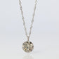 Large Diamond solitaire pendant. Platinum Pt900 Round diamond 0.5CT Necklace