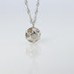Large Diamond solitaire pendant. Platinum Pt900 Round diamond 0.5CT Necklace