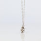 Large Diamond solitaire pendant. Platinum Pt900 Round diamond 0.5CT Necklace