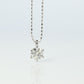 18k Diamond solitaire pendant. 18k White Gold Round diamond 0.40CT Necklace