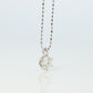 18k Diamond solitaire pendant. 18k White Gold Round diamond 0.40CT Necklace