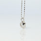 18k Diamond solitaire pendant. 18k White Gold Round diamond 0.40CT Necklace