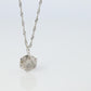 Large Diamond solitaire pendant. Platinum Pt900 Round diamond 0.6CT Necklace