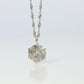 Large Diamond solitaire pendant. Platinum Pt900 Round diamond 0.6CT Necklace