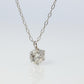 Large Diamond solitaire pendant. Platinum Pt900 Round diamond 0.3CT Necklace