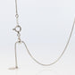 Diamond Dangle Tassel  pendant. Platinum Pt900 Round diamond 0.26CT Necklace