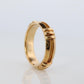 Tiffany and Co. Atlas Ring. Authentic 18k Yellow Gold Tiffany Roman Number Band.