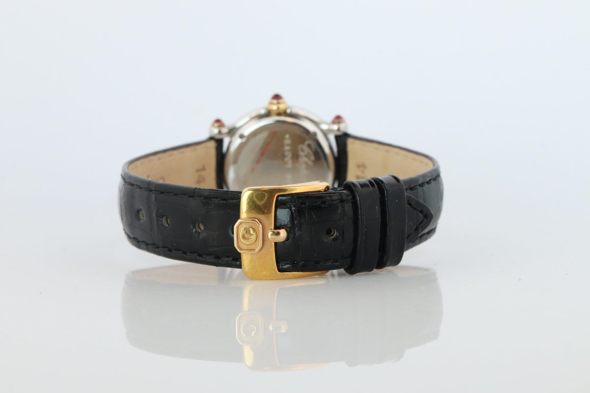 Chopard Happy Sport Moon and Stars Diamond Watch. Chopard LUC 27/8246-21 Ladies