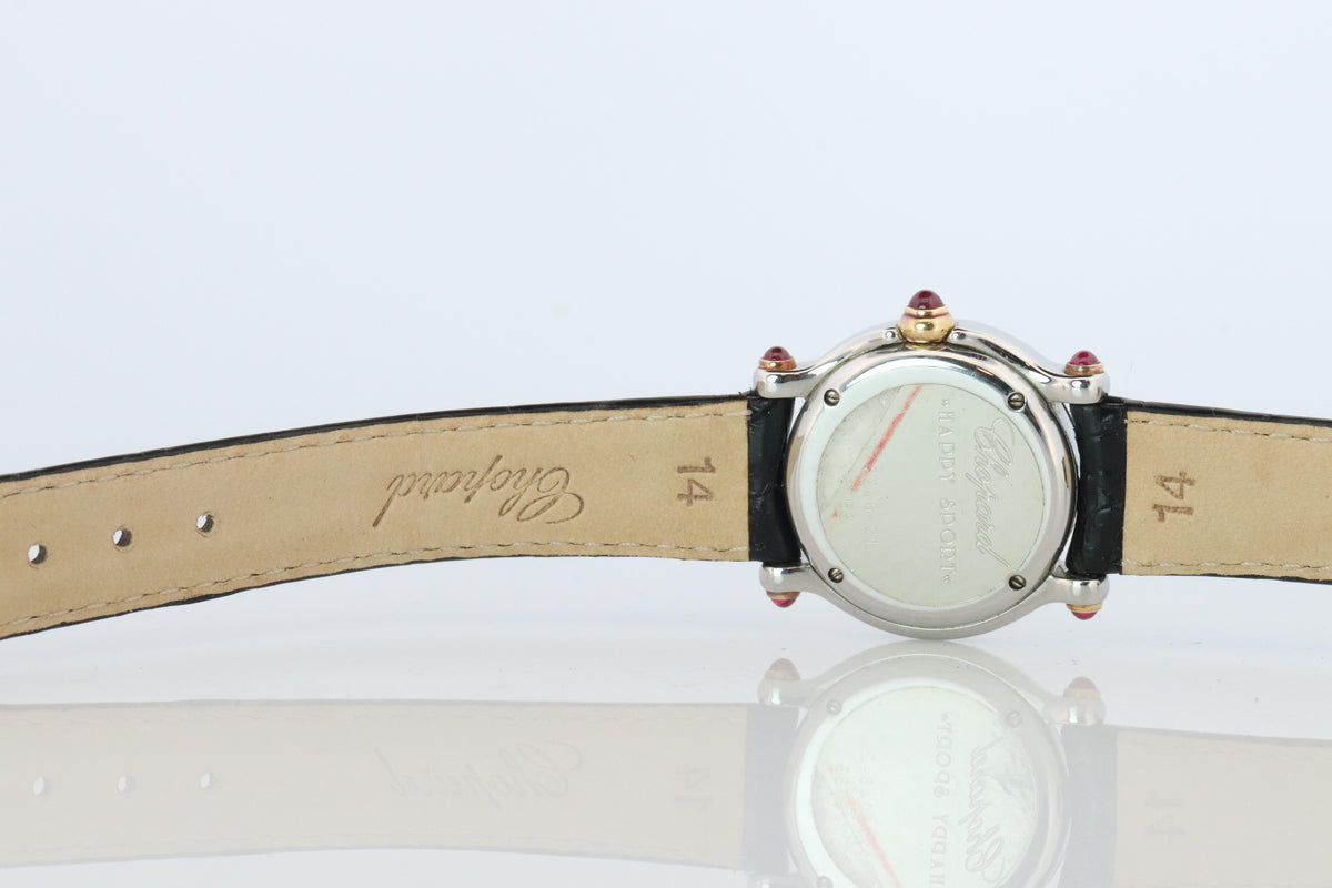 Chopard Happy Sport Moon and Stars Diamond Watch. Chopard LUC 27/8246-21 Ladies
