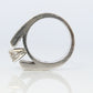 14-Karat-Diamant-Solitär mit Akzenten. 1,09ctw Diamanten Vintage 14k Verlobungs- oder Ehering.