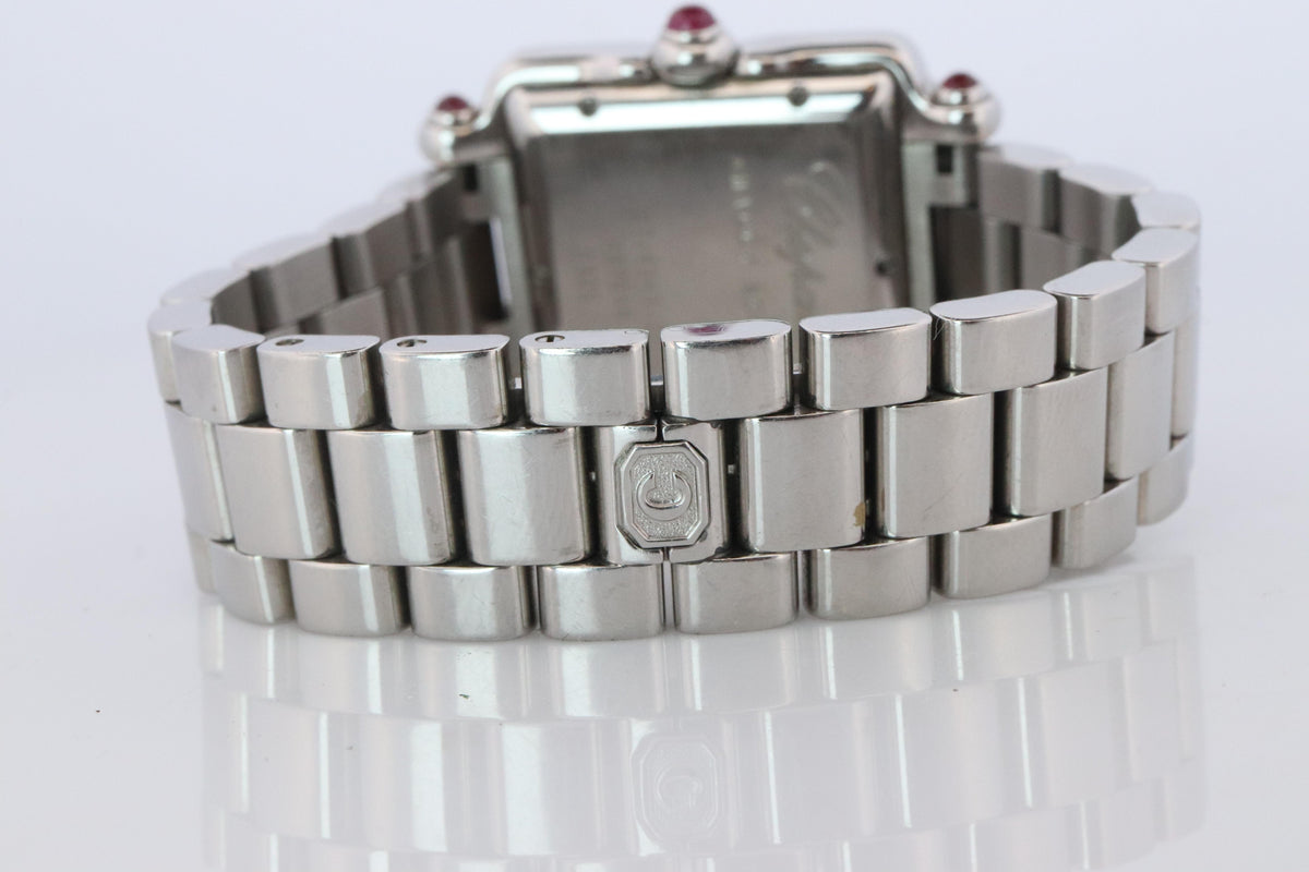 Chopard Happy Sport Square Diamond Watch. Chopard LUC 27/8349-21 Ladies