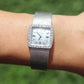 Genuine Rolex Watch. Diamond Bezel 1972 Ladies Manual ROLEX 2611 Precision