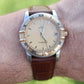 Omega Watch. Mens Omega 34mm Constellation Manhattan 18k SS