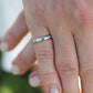 Preowned Van Cleef Arpels Tendrement band. VCA PT950 Platinum Diamond ring