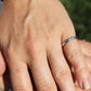 18k POMELATTO Ring. 18k White Gold Diamond Solitaire Lucciole Pomellato