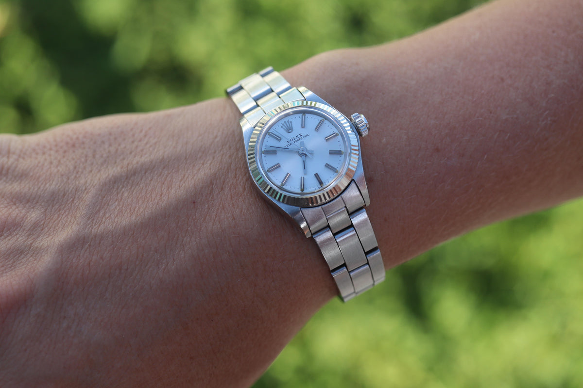 Genuine Rolex Watch. 14k SS Ladies ROLEX 6619 Automatic Wristwatch. SERVICED
