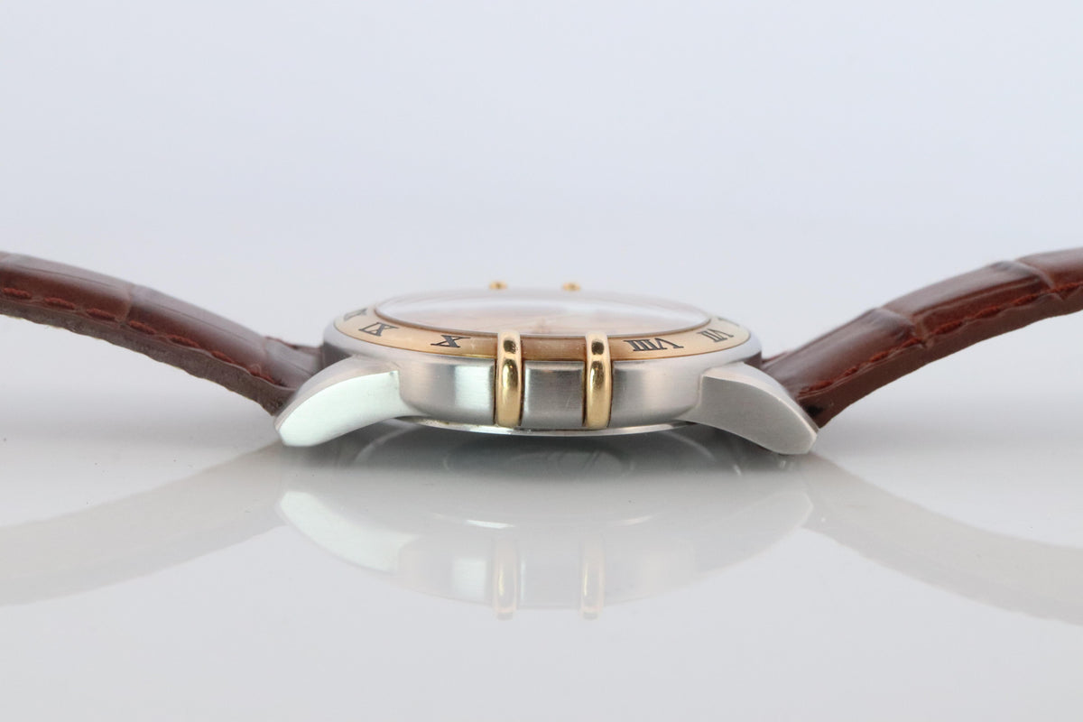 Omega Watch. Mens Omega 34mm Constellation Manhattan 18k SS