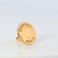 Chanel Earrings. Genuine CC CHANEL Round LOGO Chanel Paris Single earring