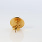 Chanel Earrings. Genuine CC CHANEL Round LOGO Chanel Paris Single earring