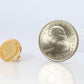 Chanel Earrings. Genuine CC CHANEL Round LOGO Chanel Paris Single earring