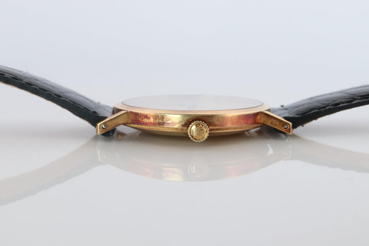 Genuine 18k Rolex Watch. 18k YG Rolex CELLINI 4112.