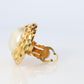 Chanel Earrings. Genuine CC CHANEL Pearl Flower Round earring