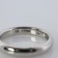 Harry Winston Ring. Round Diamond Solitaire PT950 Platinum Band.