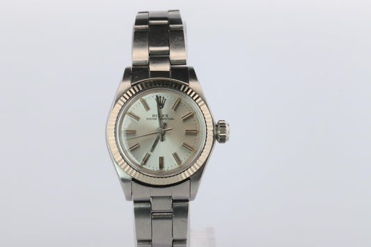 Genuine Rolex Watch. 14k SS Ladies ROLEX 6619 Automatic Wristwatch. SERVICED