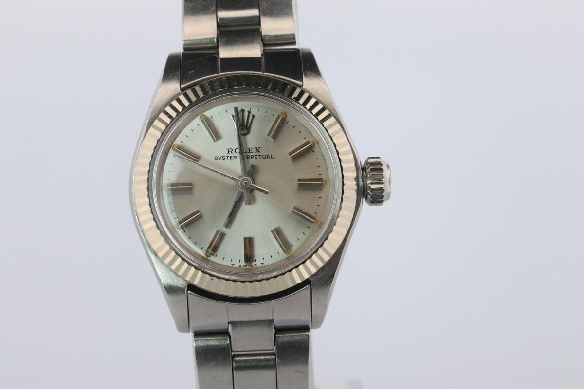 Genuine Rolex Watch. 14k SS Ladies ROLEX 6619 Automatic Wristwatch. SERVICED