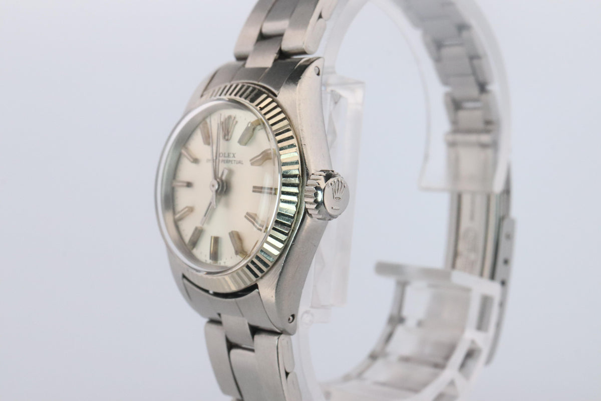 Genuine Rolex Watch. 14k SS Ladies ROLEX 6619 Automatic Wristwatch. SERVICED