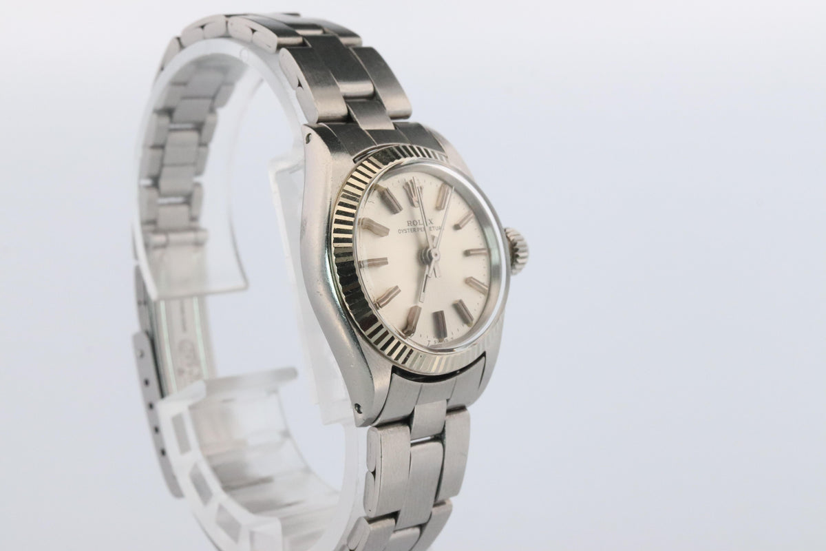 Genuine Rolex Watch. 14k SS Ladies ROLEX 6619 Automatic Wristwatch. SERVICED