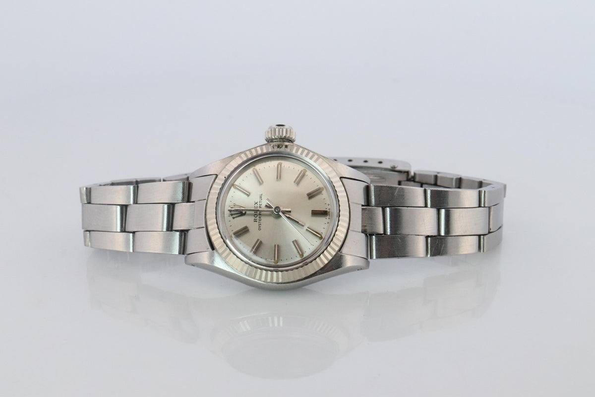 Genuine Rolex Watch. 14k SS Ladies ROLEX 6619 Automatic Wristwatch. SERVICED