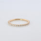 Preowned Van Cleef Arpels FELICITE band. 18k YG VCA Diamond Eternity ring.