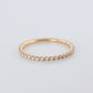 Preowned Van Cleef Arpels FELICITE band. 18k YG VCA Diamond Eternity ring.