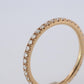 Preowned Van Cleef Arpels FELICITE band. 18k YG VCA Diamond Eternity ring.