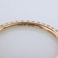 Preowned Van Cleef Arpels FELICITE band. 18k YG VCA Diamond Eternity ring.