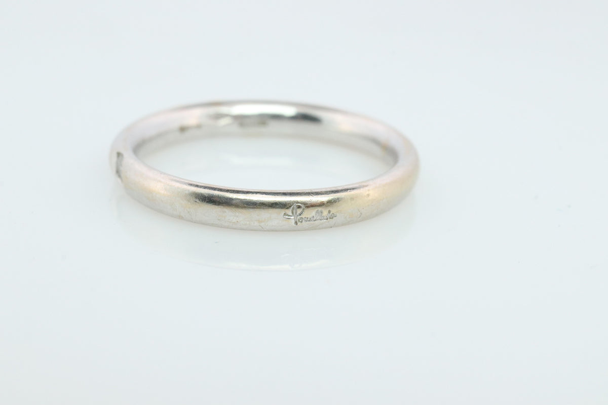 18k POMELATTO Ring. 18k White Gold Diamond Solitaire Lucciole Pomellato