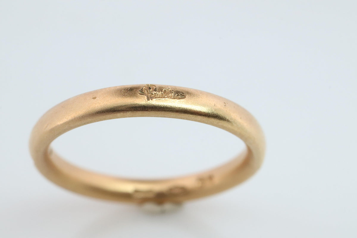 18k POMELATTO Ring. 18k yellow Gold Diamond Solitaire Lucciole Pomellato