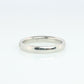 Preowned Van Cleef Arpels Tendrement band. VCA PT950 Platinum Diamond ring
