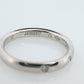 Preowned Van Cleef Arpels Tendrement band. VCA PT950 Platinum Diamond ring