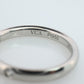 Preowned Van Cleef Arpels Tendrement band. VCA PT950 Platinum Diamond ring