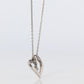 Yondo Sea necklace. 4℃ PT850 Platinum Heart Diamond Pendant.