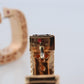 Preowned Roberto Coin Earrings. 18k Rose Gold Venetian Princess Diamond Hoops.