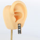 Preowned Roberto Coin Earrings. 18k Rose Gold Venetian Princess Diamond Hoops.
